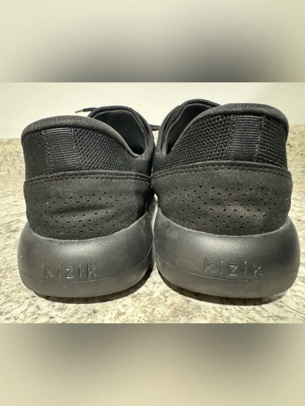 Kizik MEN'S MADRID ECO KNIT Sneakers Black Size 10